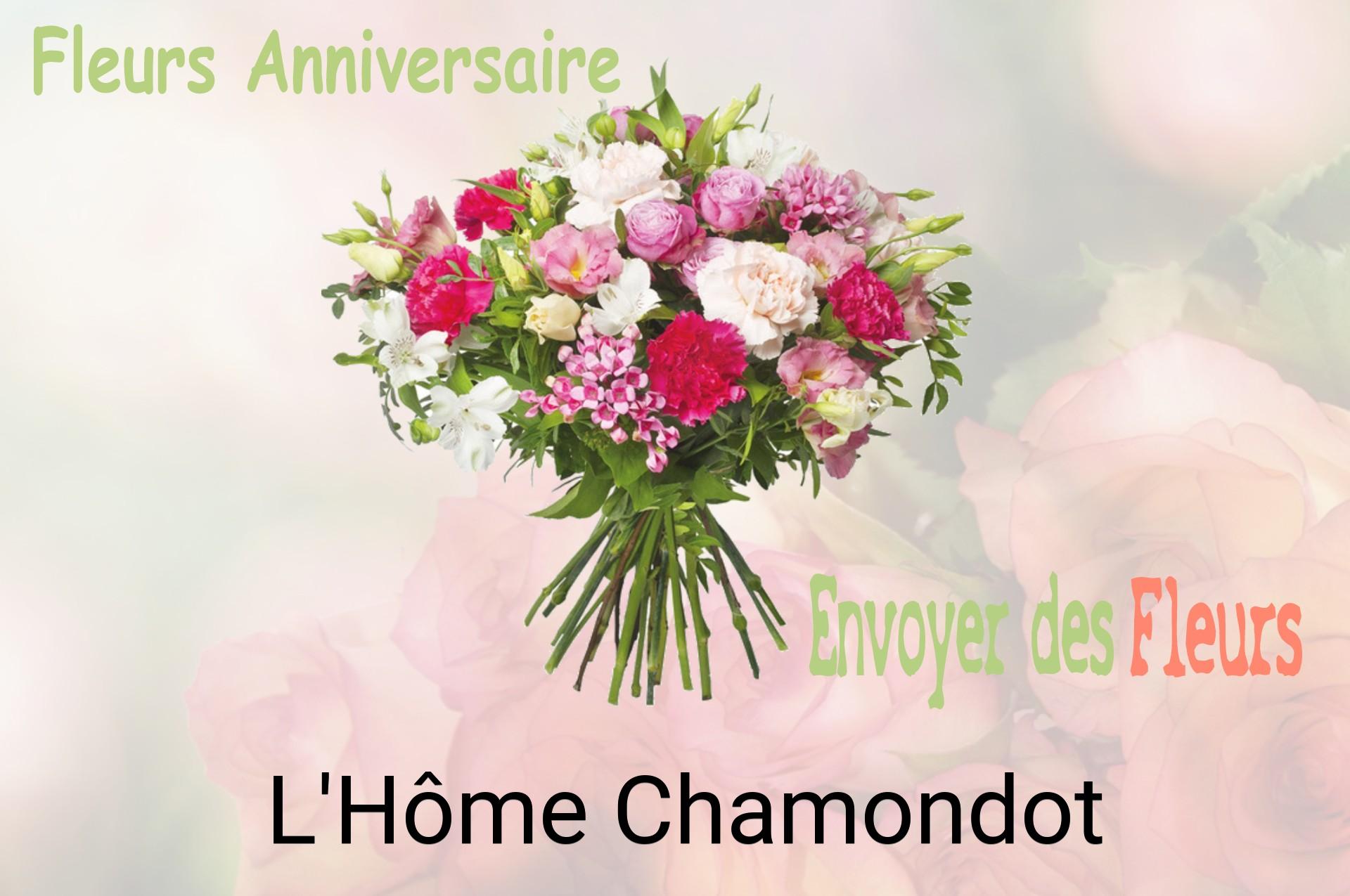 Bouquet de fleurs d’anniversaire livré à L'Hôme-Chamondot